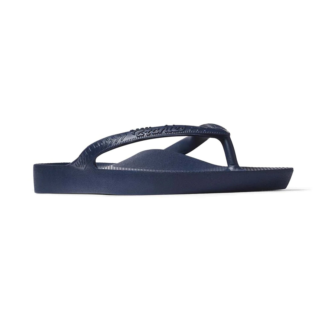 ARCHIES Arch Support Thongs - Navy