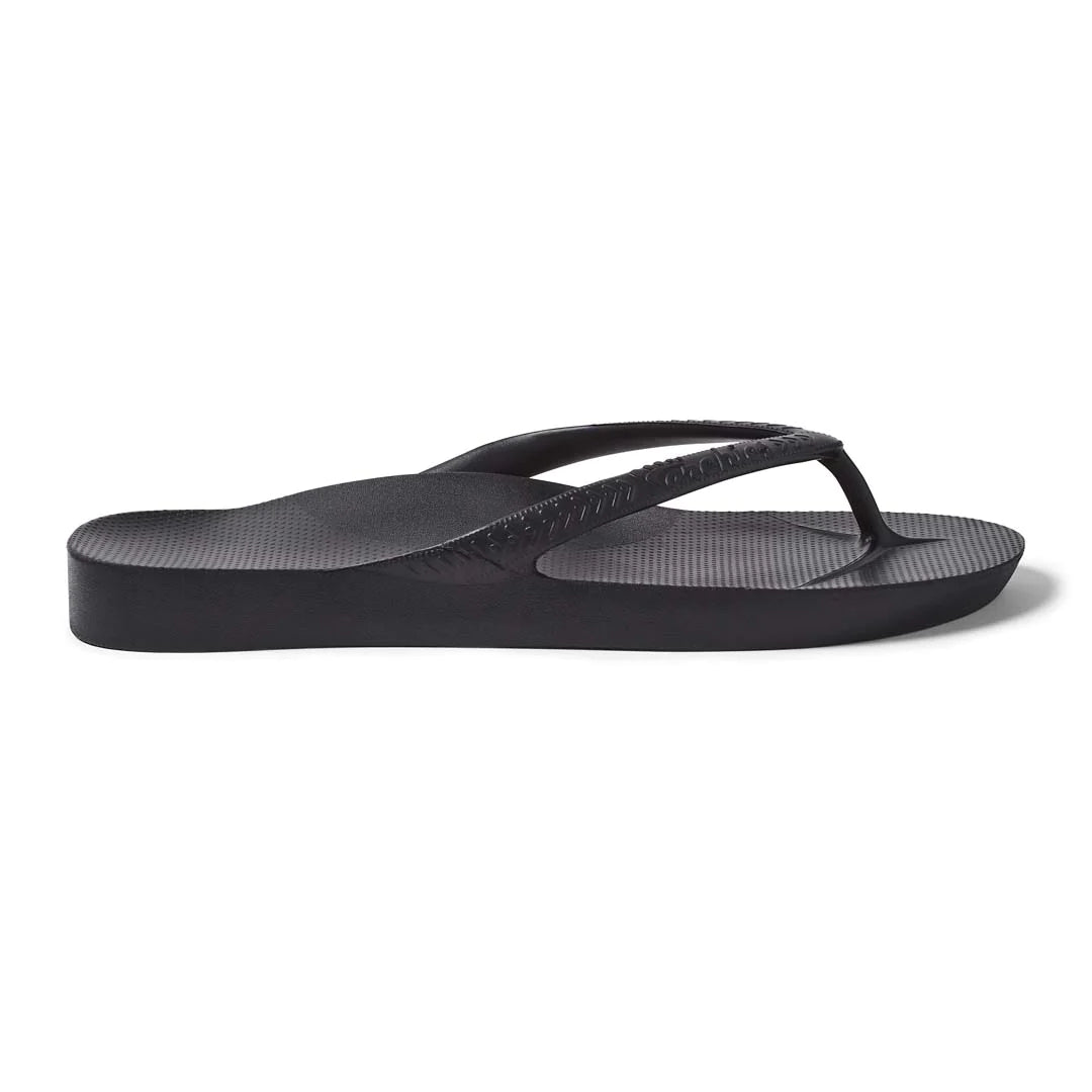 ARCHIES Arch Support Thongs Kids - Black