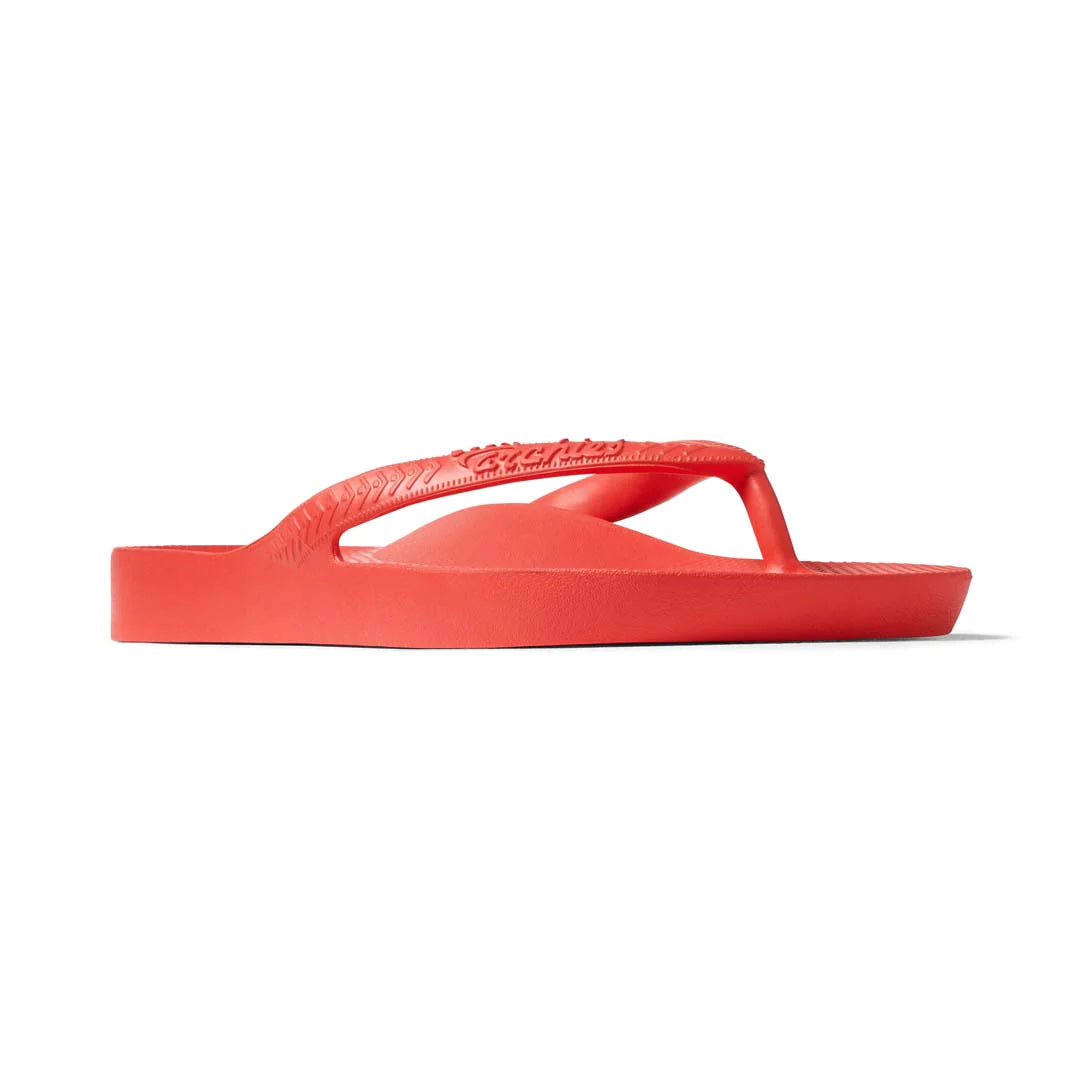 ARCHIES Arch Support Thongs - Coral