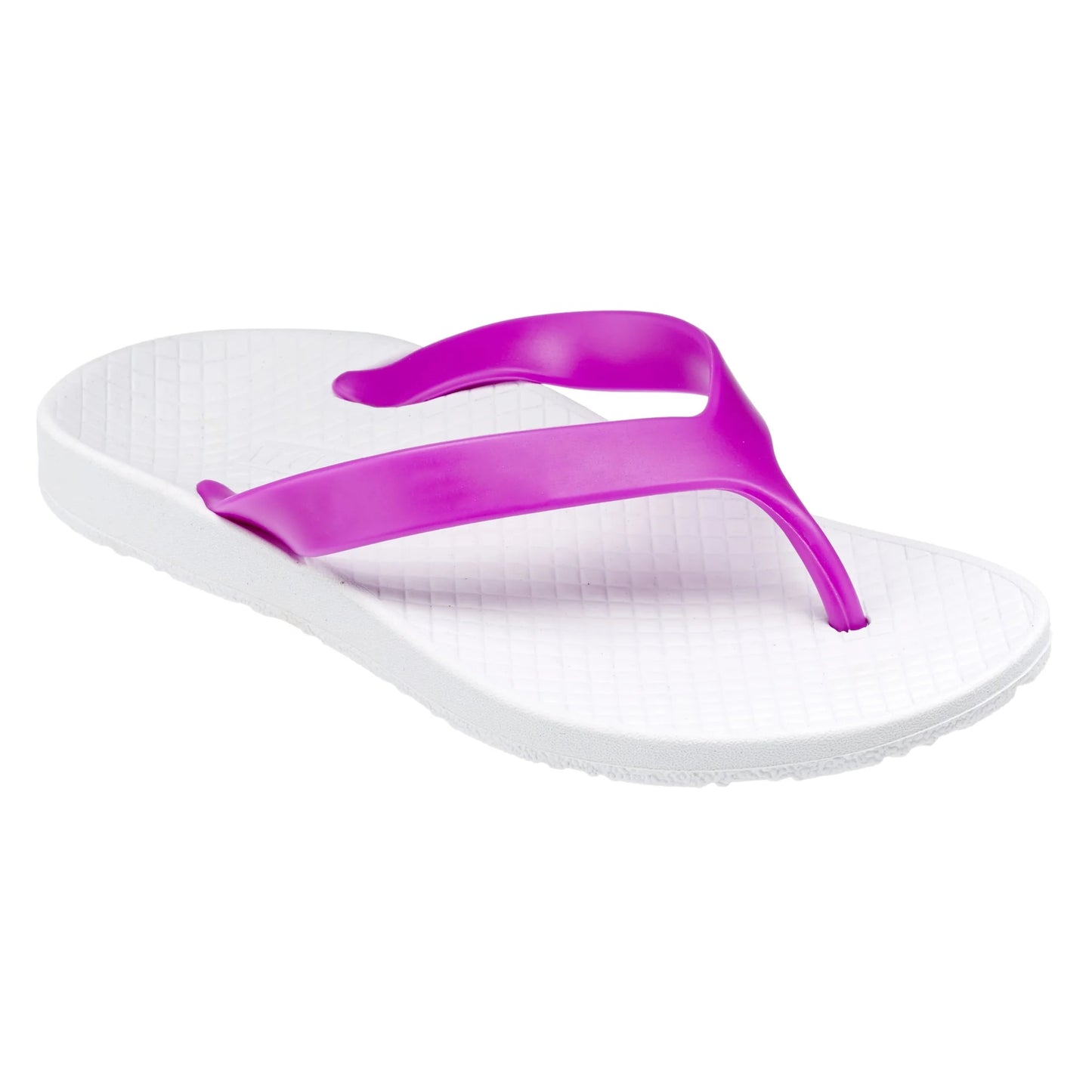 AXIGN Archline Kids Orthotic Thongs - White / Fuchsia