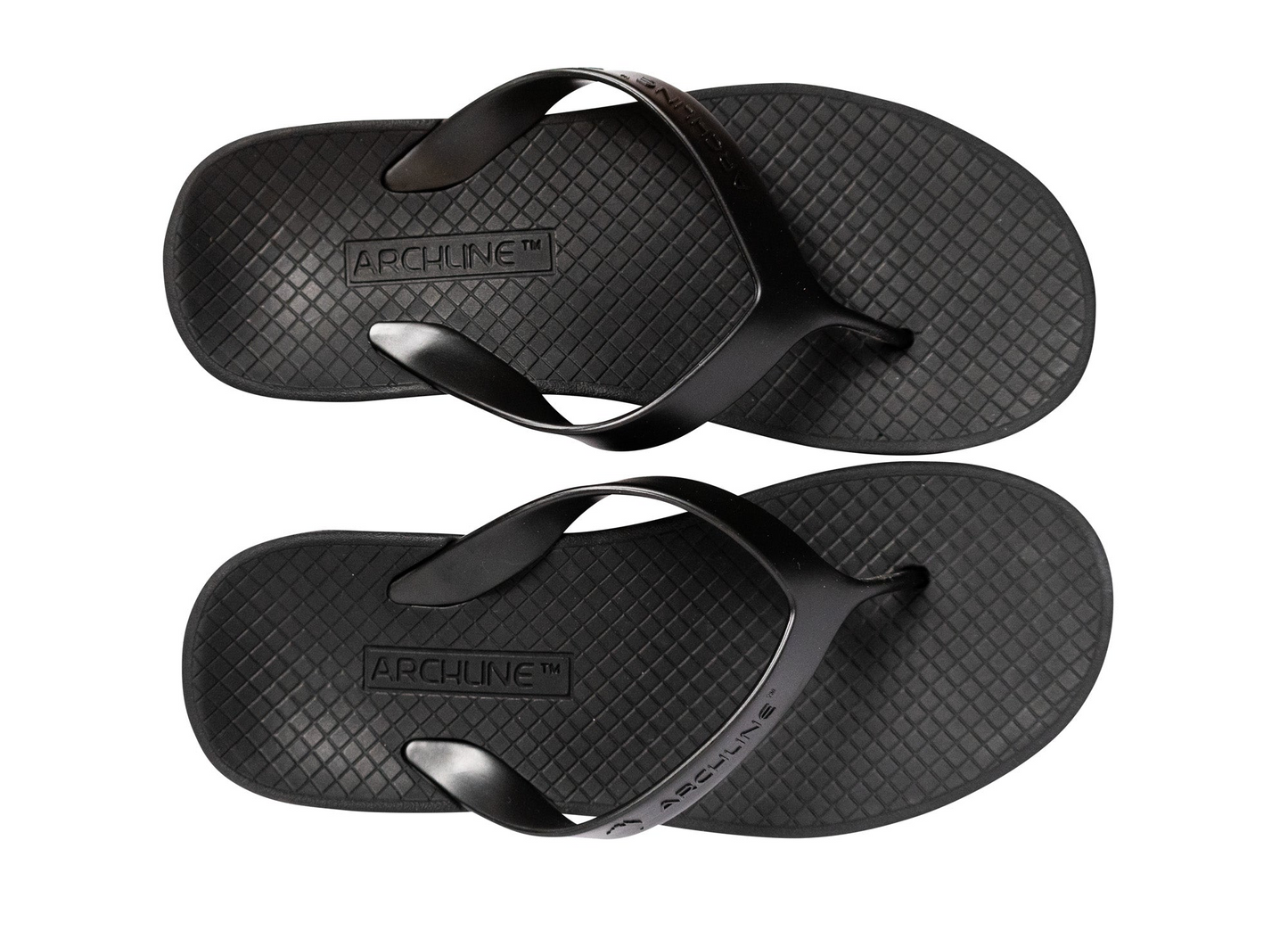 AXIGN Archline Orthotic Thongs - Kids & adults- Black