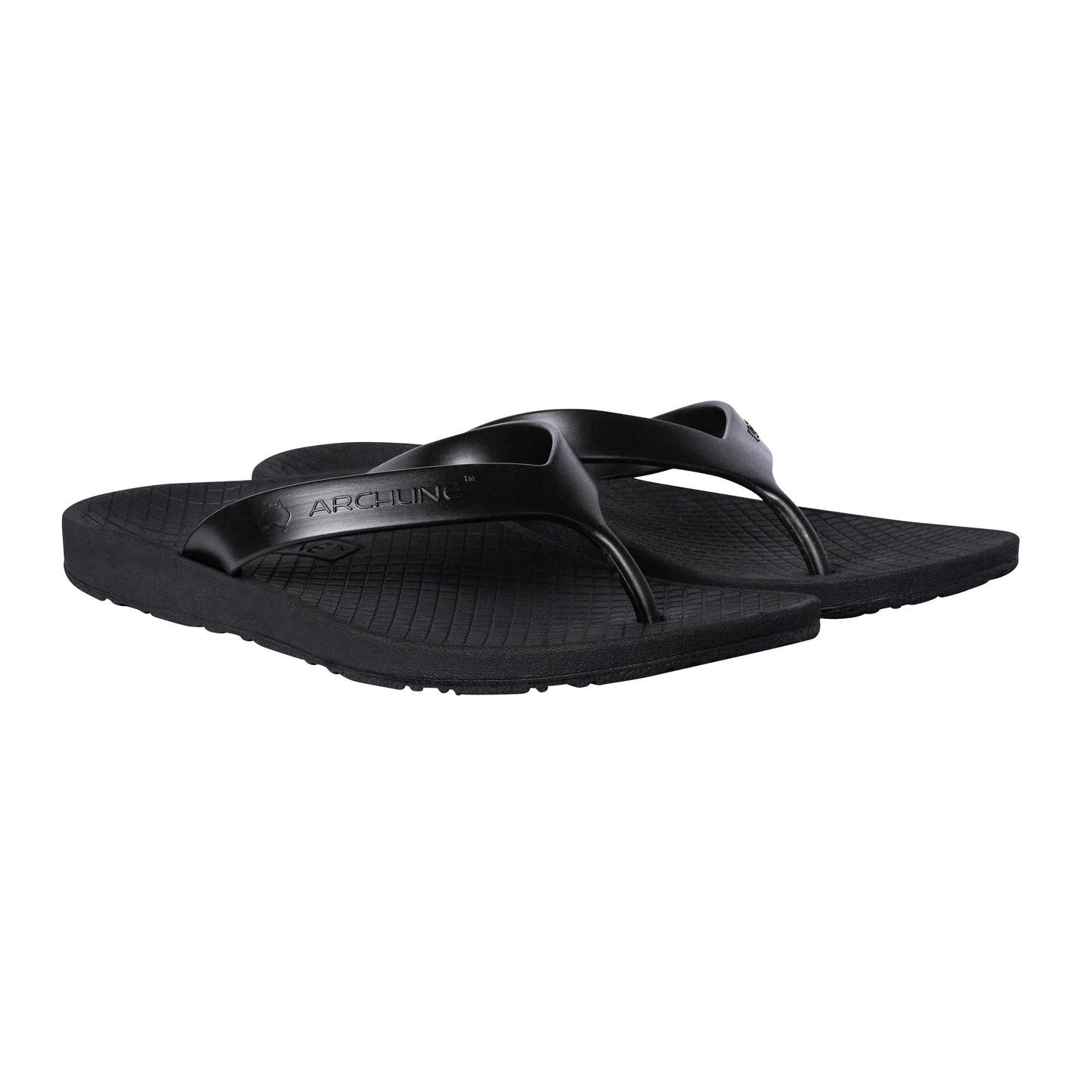 AXIGN Archline Orthotic Thongs - Kids & adults- Black