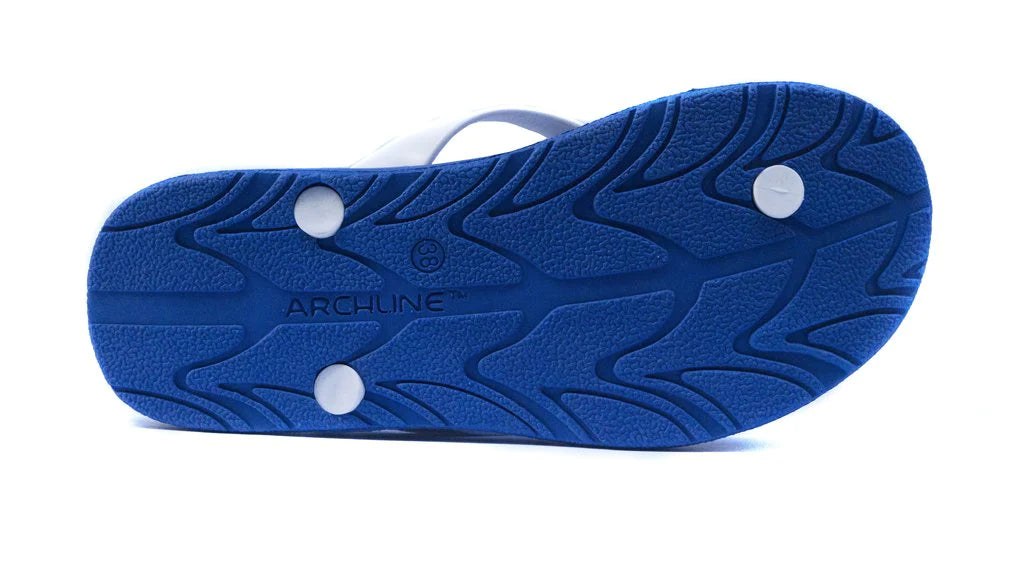 AXIGN Archline Orthotic Thongs Kids- Blue