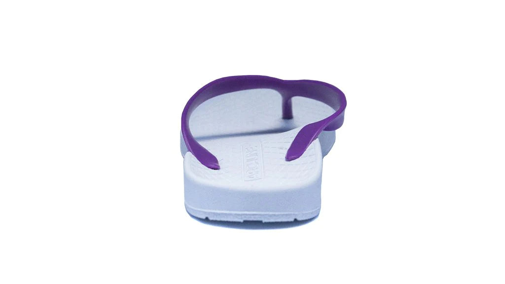 AXIGN Archline Kids Orthotic Thongs - White / Fuchsia