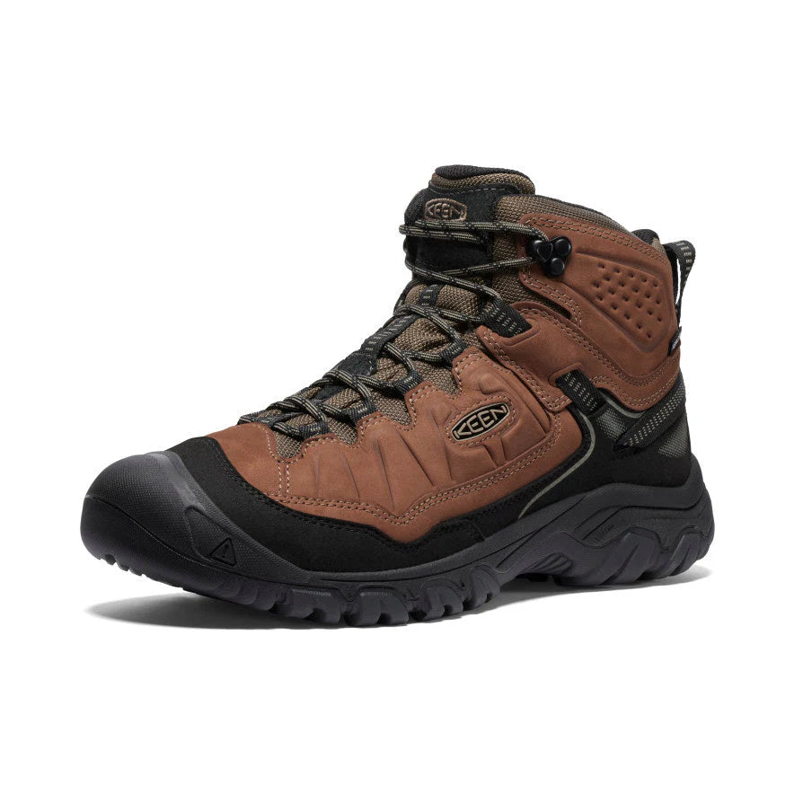 KEENS Targhee IV Mid Waterproof Wide Bison Black
