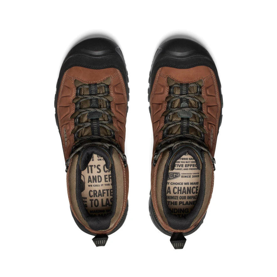 KEENS Targhee IV Mid Waterproof Wide Bison Black
