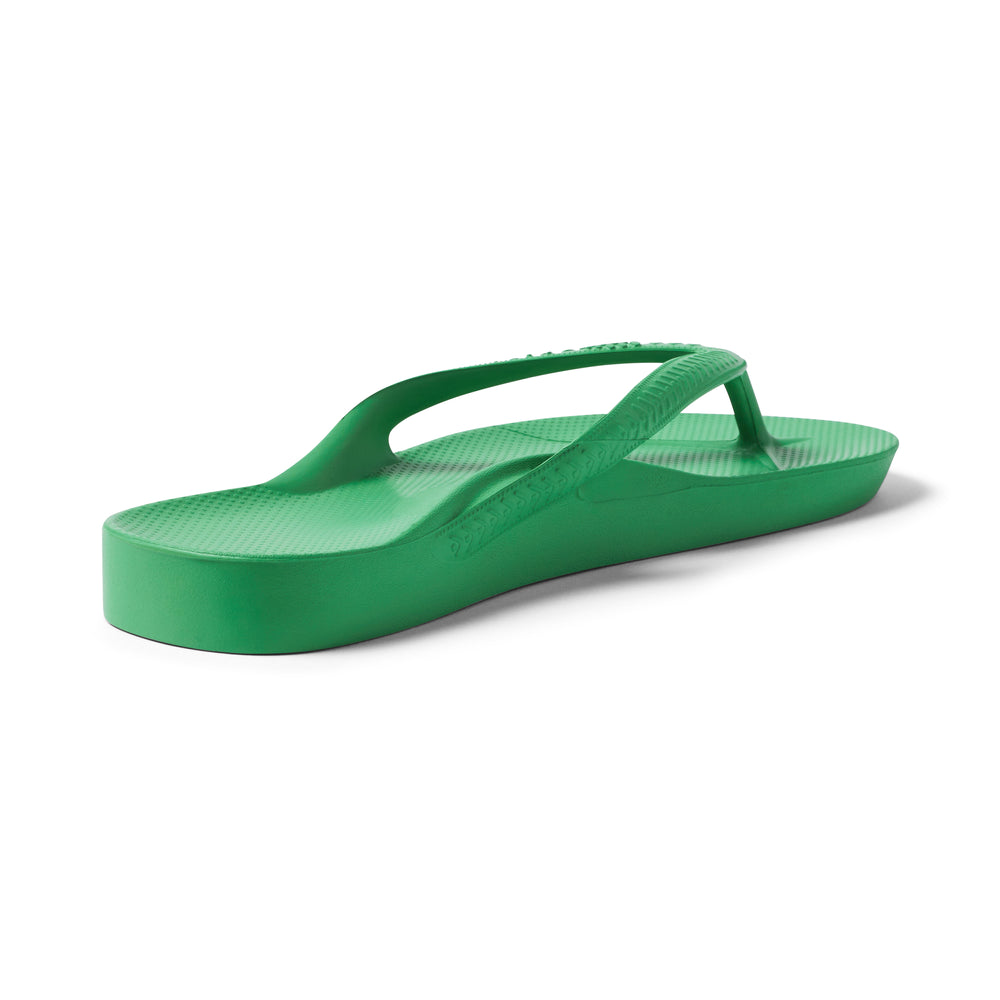 ARCHIES Arch Support Thongs - Kelly Green