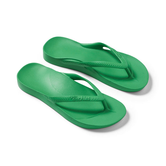 ARCHIES Arch Support Thongs - Kelly Green