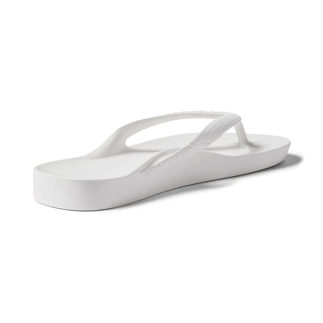 ARCHIES Arch Support Thongs - White