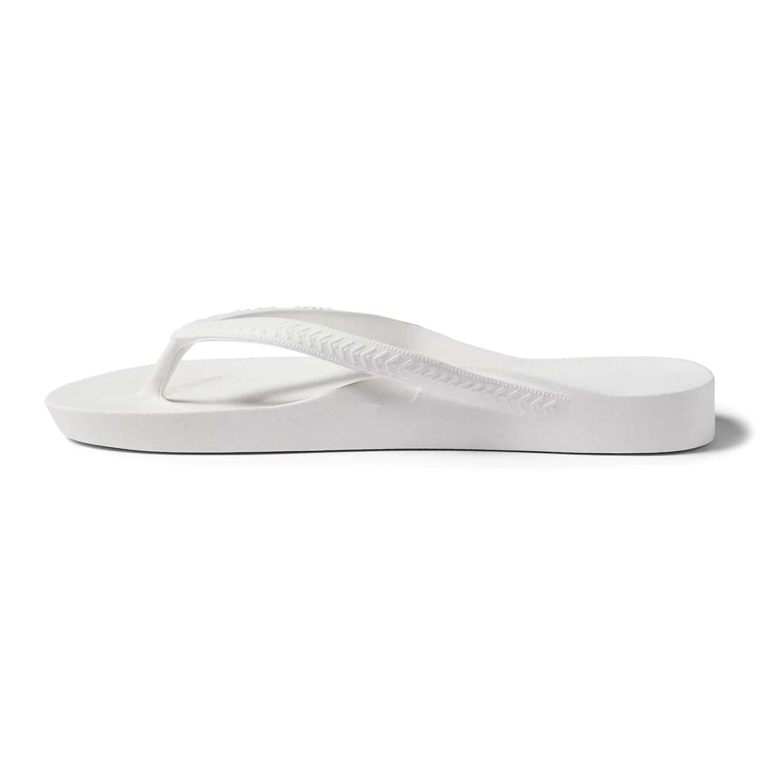 ARCHIES Arch Support Thongs - White