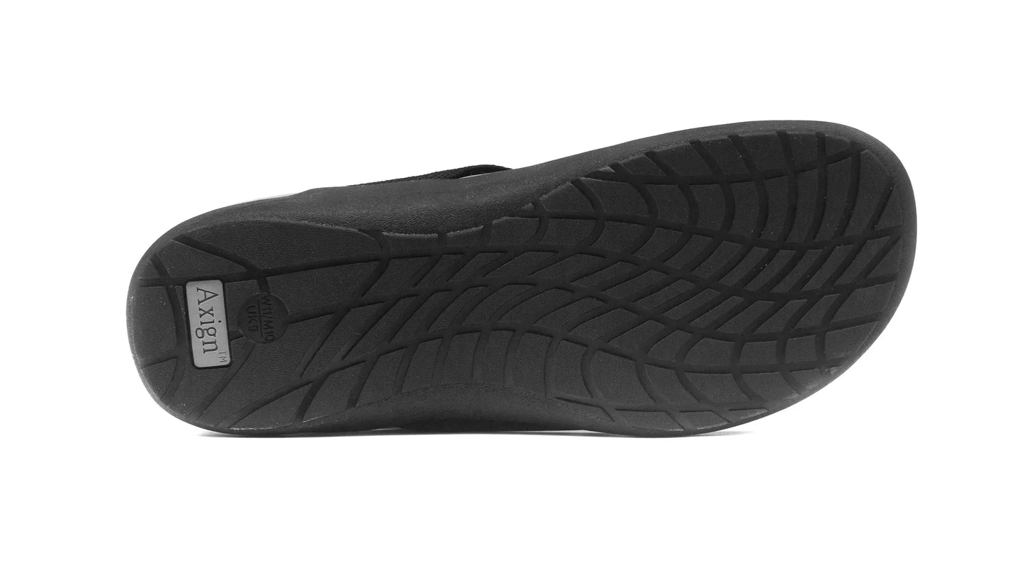 AXIGN Flip Flops - Black / Grey