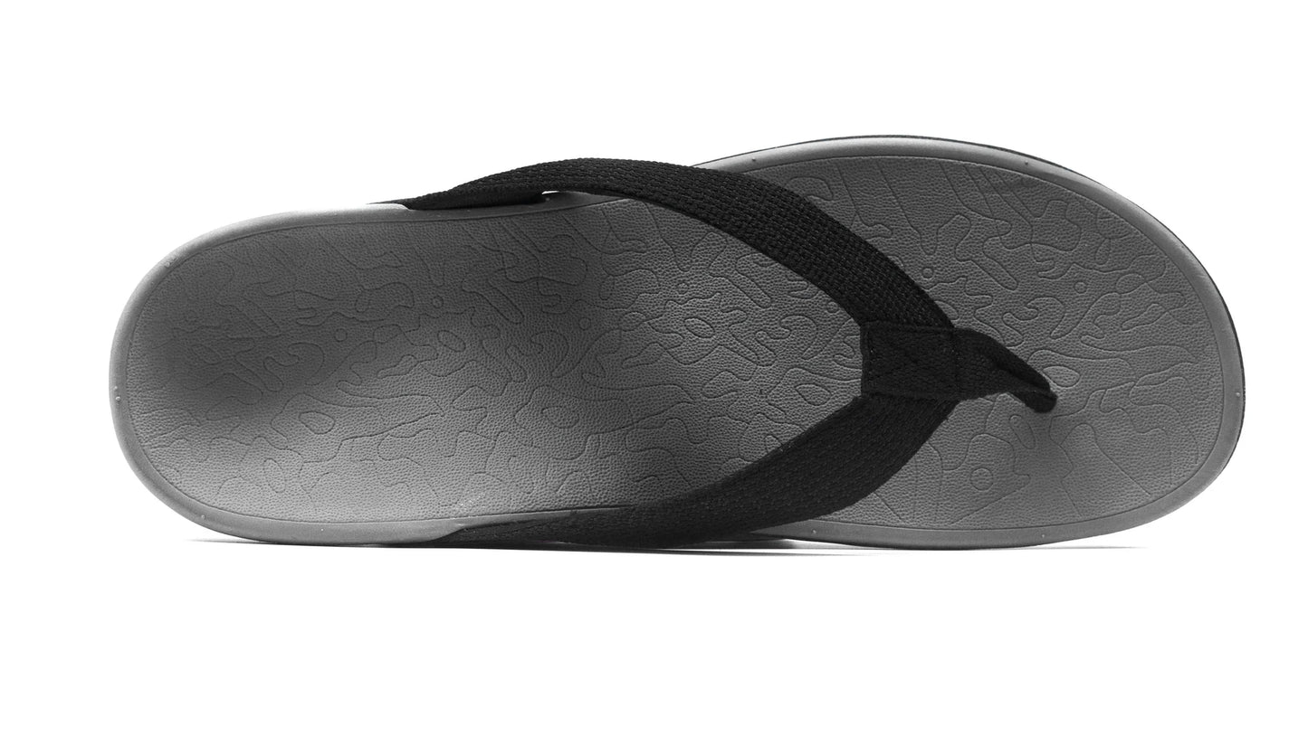 AXIGN Flip Flops - Black / Grey