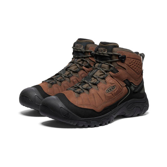 KEENS Targhee IV Mid Waterproof Wide Bison Black